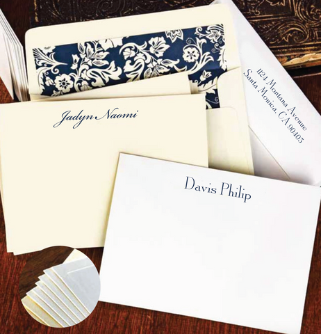Double Thick Classic Correspondence Cards