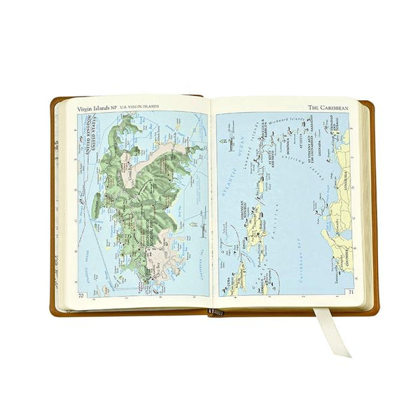 America National Parks Leather Book