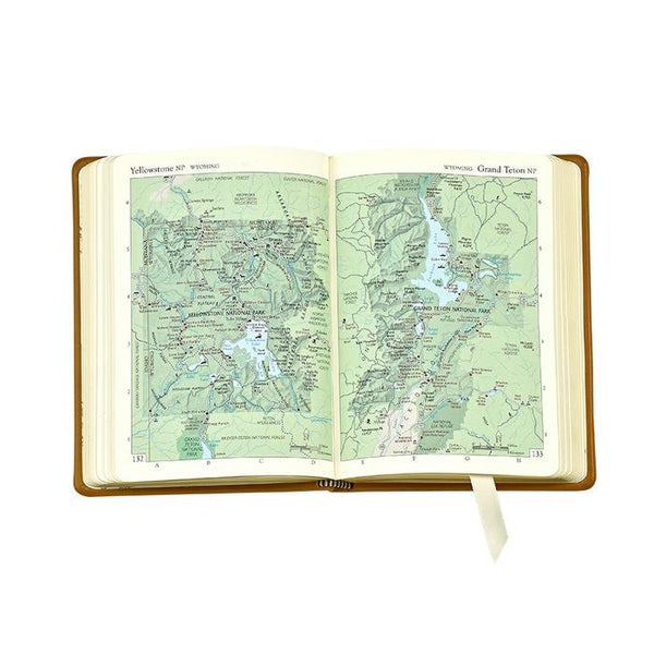 America National Parks Leather Book