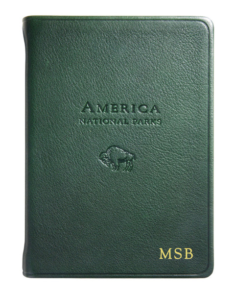 America National Parks Leather Book