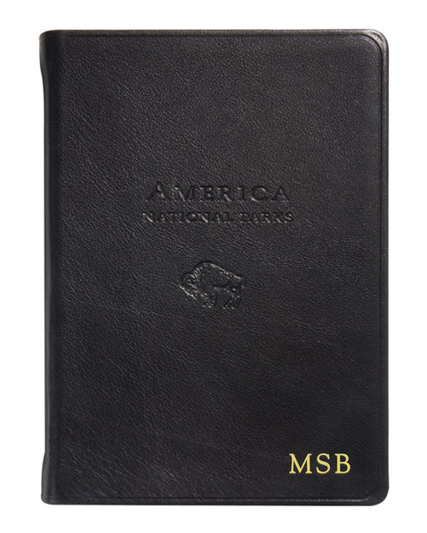 America National Parks Leather Book