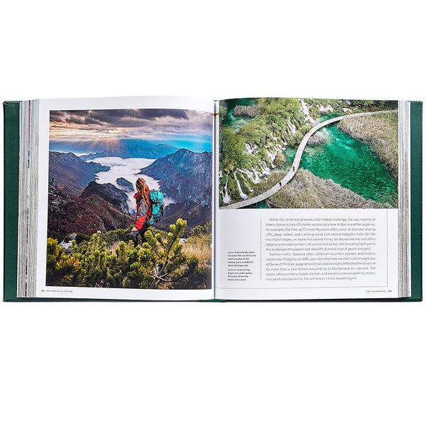 100 Hikes of Lifetime Leather Book