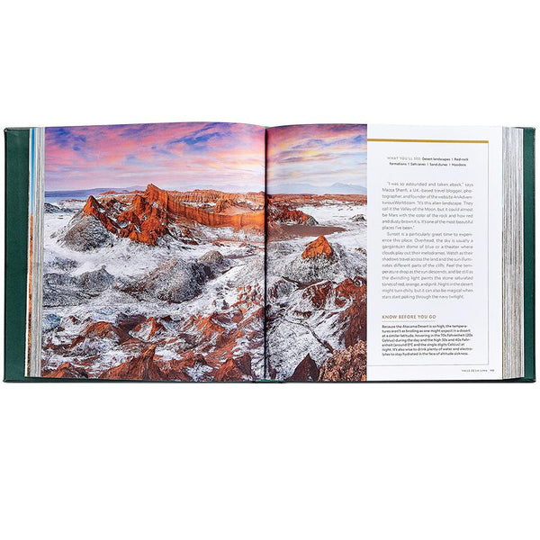 100 Hikes of Lifetime Leather Book