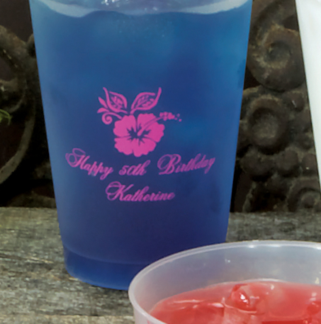 Personalized 10 oz. Party Tumblers, Set of 25