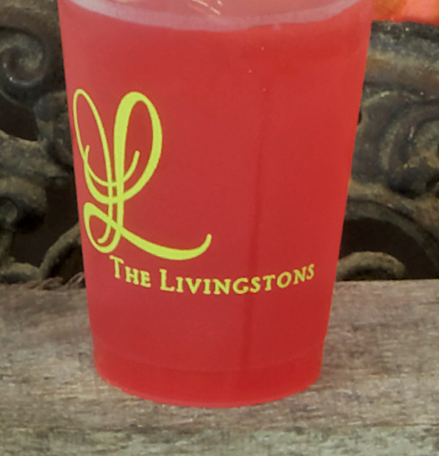 Personalized 10 oz. Party Tumblers, Set of 25