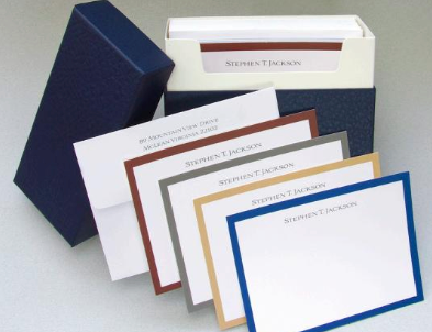 The Grand Collection Notecard Set - Navy Box