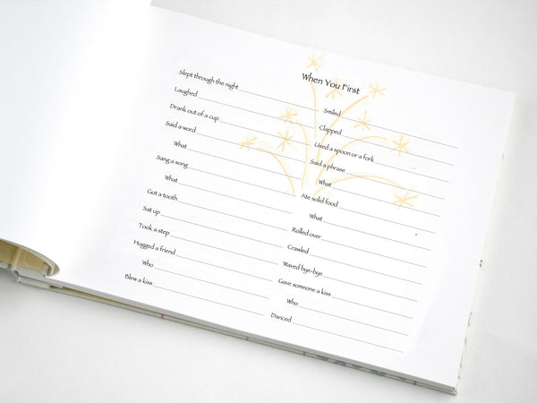 Baby Book, Blue - Customizable