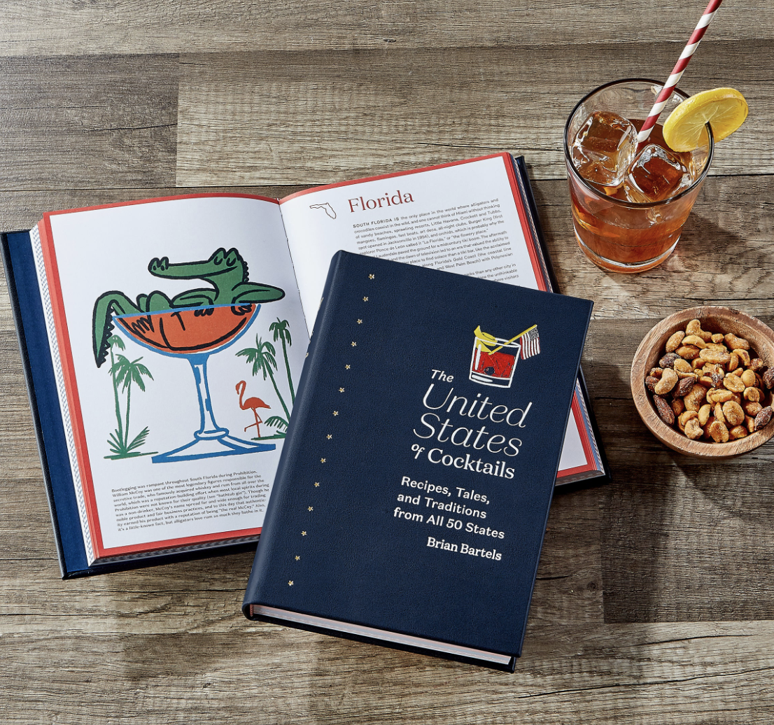United States of Cocktails Leather Book