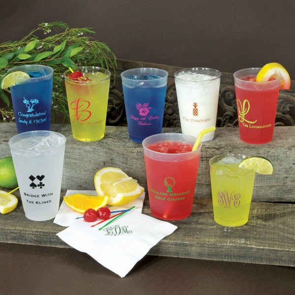 Personalized 10 oz. Party Tumblers, Set of 25