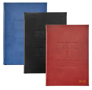 Dictionary & Thesaurus - Leather Book