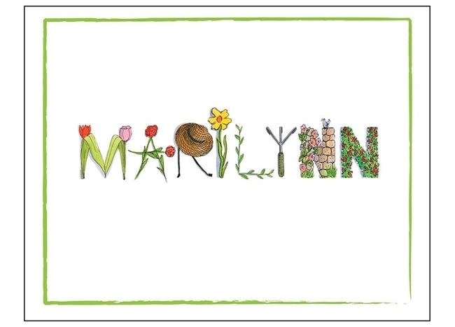 Personalized Garden Notes
