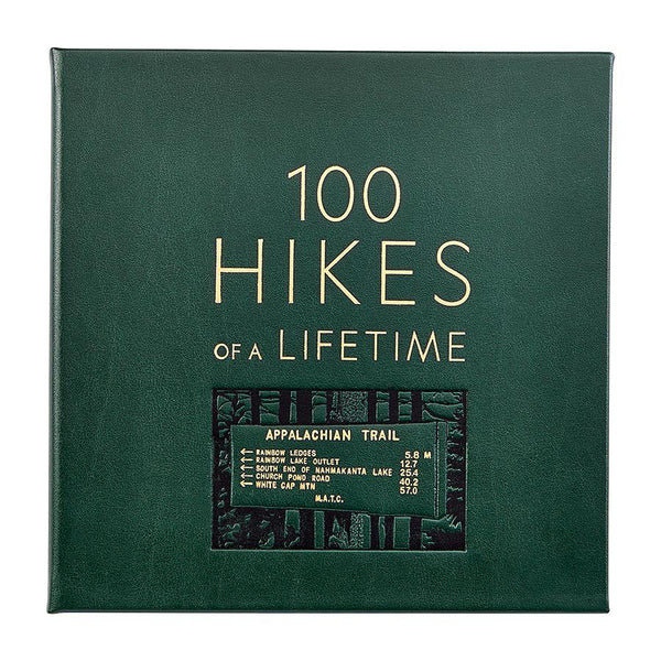 100 Hikes of Lifetime Leather Book
