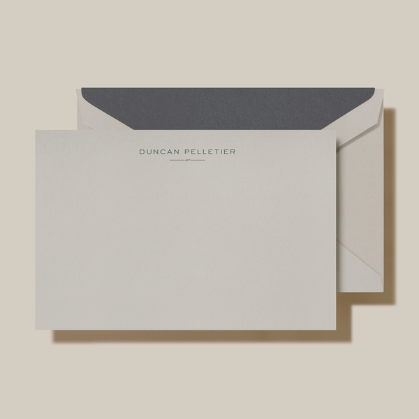 Crane Personalized Flat Horizontal Card