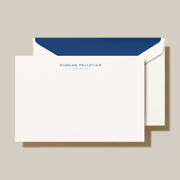 Crane Personalized Flat Horizontal Card