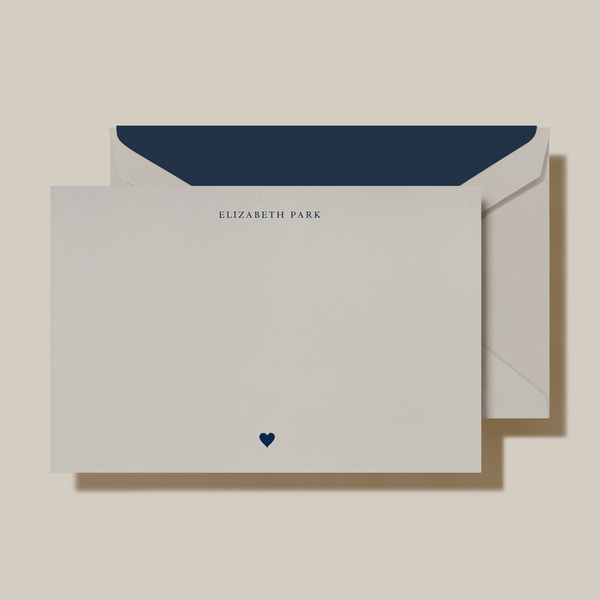 Crane Personalized Flat Horizontal Card