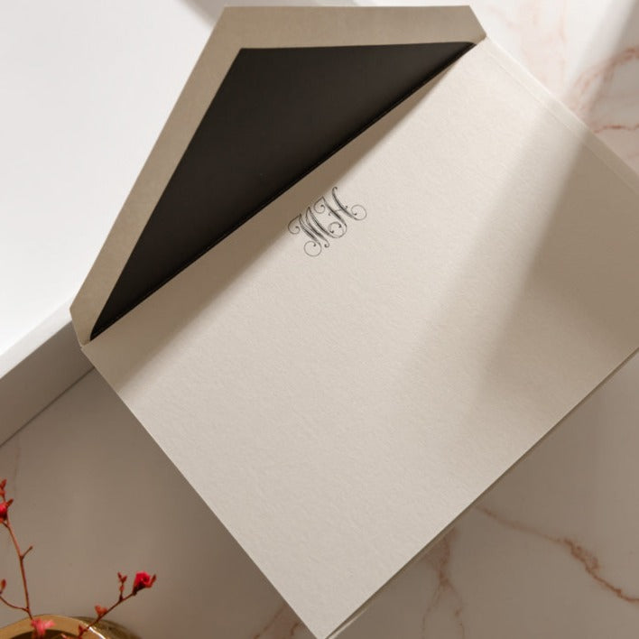 Crane Personalized Flat Horizontal Card