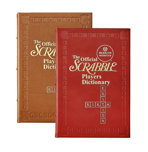 Official Merriam Webster Scrabble Dictionary - Leather