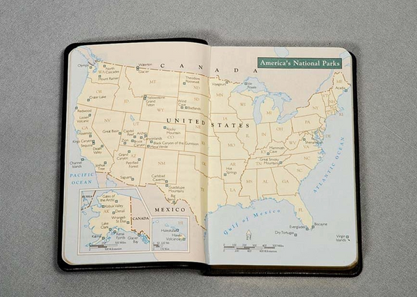 National Parks Leather Guide Book & Journal