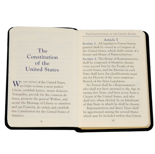 U.S. Constitution Pocket-sized Leather Book