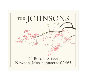 Custom Return Address Labels, Set of 100
