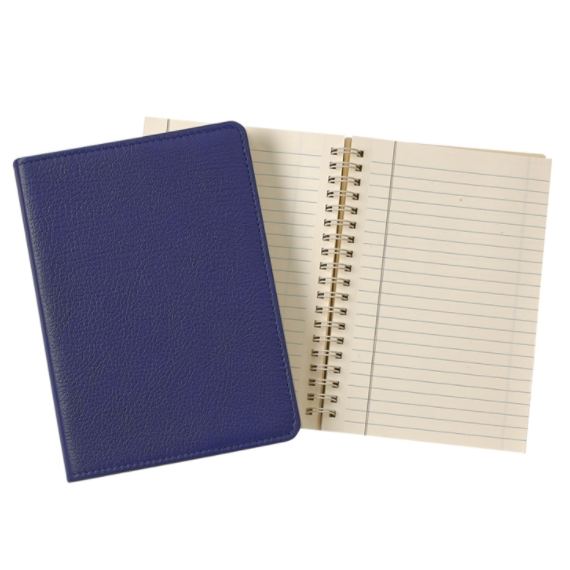 Refillable Goatskin Leather Notebook