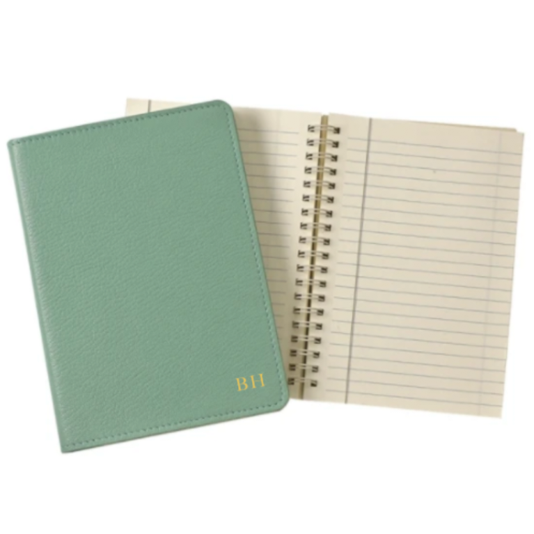 Refillable Goatskin Leather Notebook