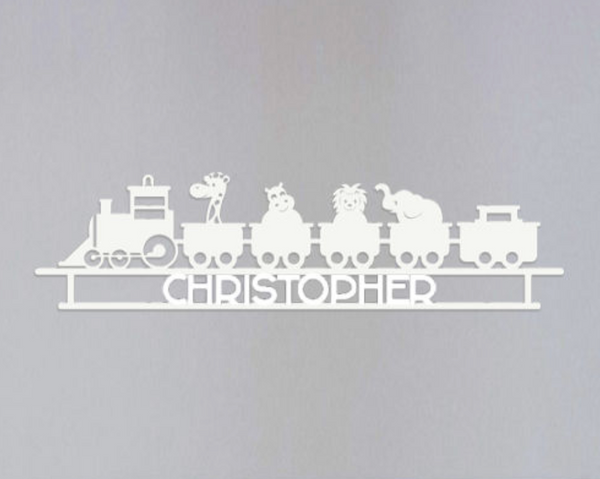 Zoo Train Wall Sign
