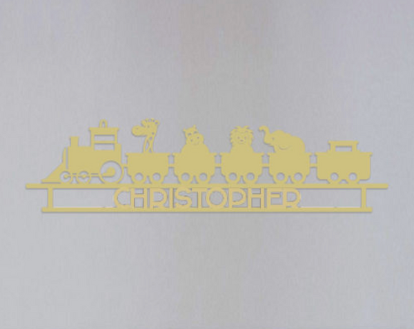 Zoo Train Wall Sign