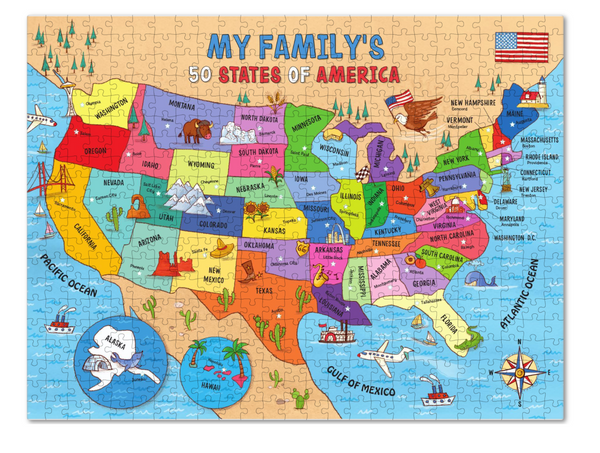 50 State 500-piece Puzzle