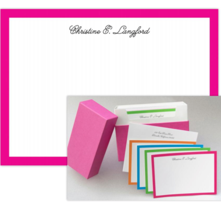 The Grand Collection Notecard Set - Pink Box