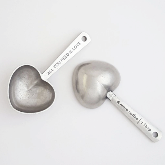 2 Tablespoon Heart Shaped Coffee Scoop