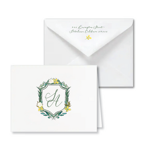 Crest Folded Notecards