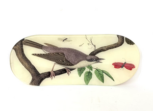 John Derian Tray Oblong 6" x 12" Bird Tray