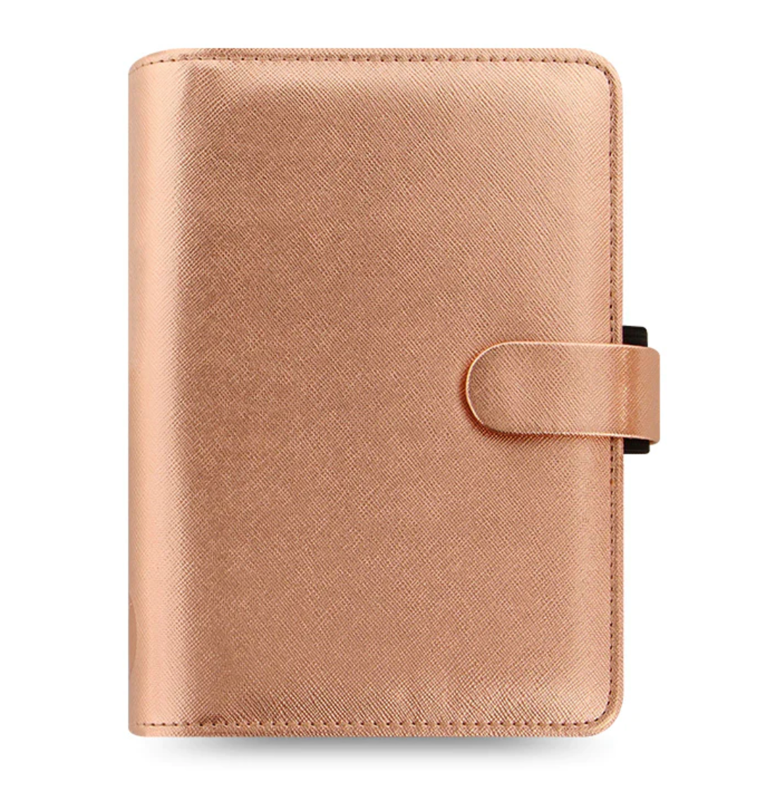 Filofax Personal Size - Saffiano Rose Gold