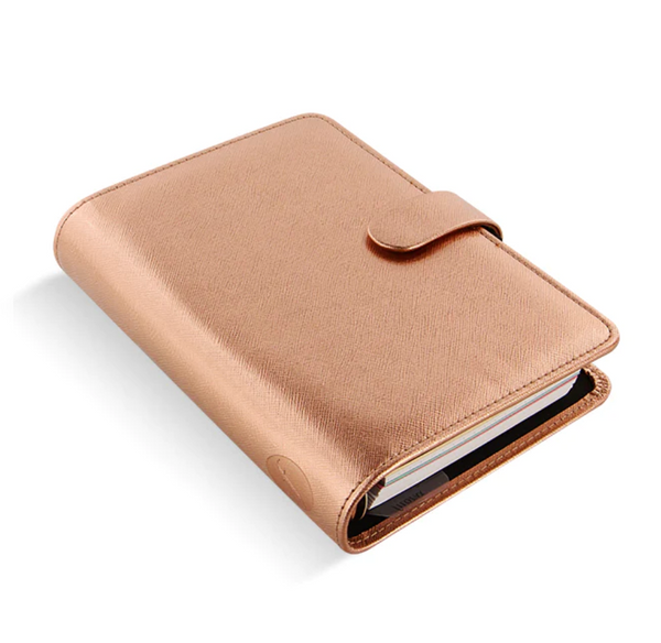 Filofax Personal Size - Saffiano Rose Gold