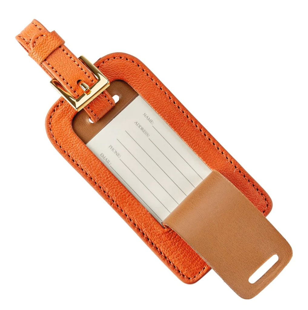 Luggage Tag 3 Pack Baggage Tag Travel Tag Name Tag Leather 