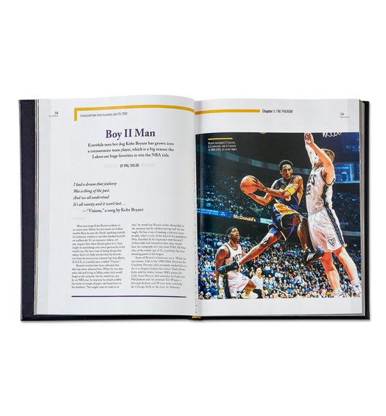 Kobe Bryant: A Tribute To a Basketball Legend – Leather Edition Book