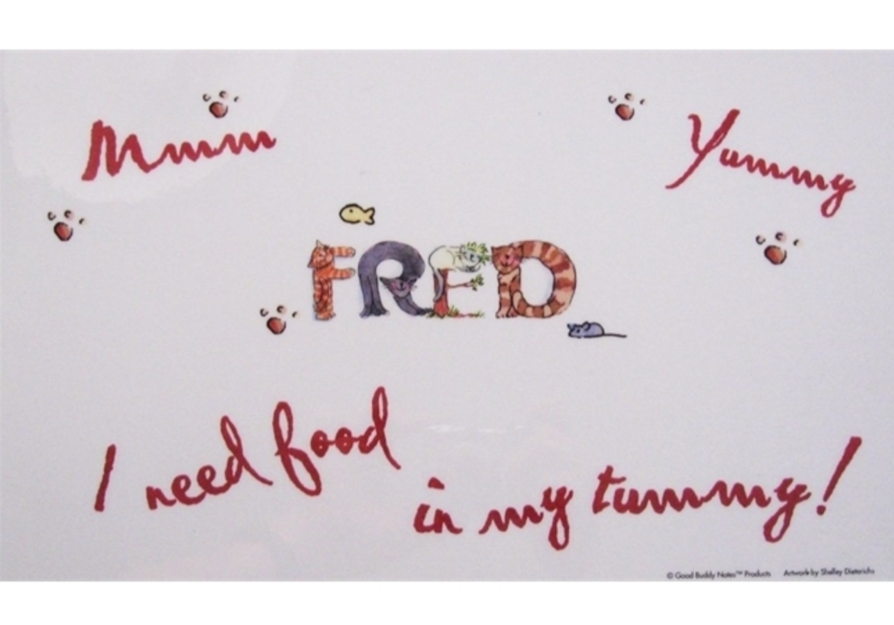 Personalized Dog or Cat Placemat