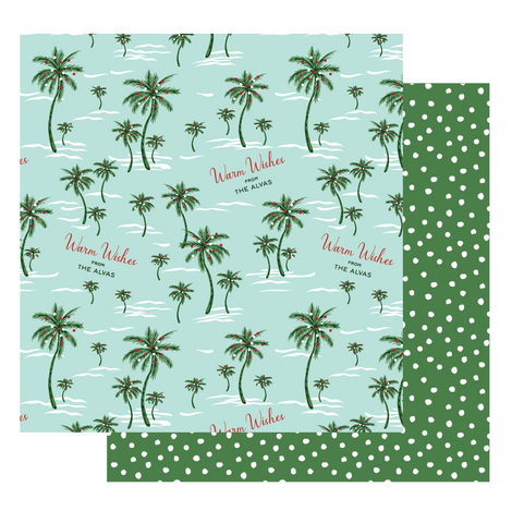 Personalized Gift Wrap - Warm Wishes