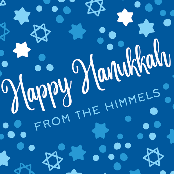 Personalized Gift Wrap - Hanukkah