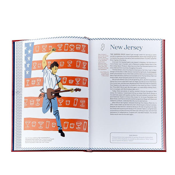United States of Cocktails Leather Book