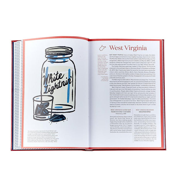 United States of Cocktails Leather Book