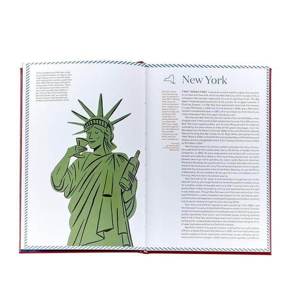 United States of Cocktails Leather Book