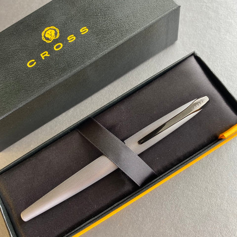 Cross Brushed Chrome Roller Ball Pen