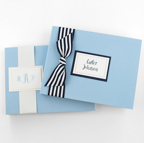 Baby Book, Blue - Customizable