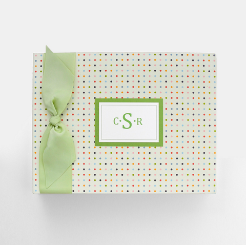Baby Book, Dots - Customizable