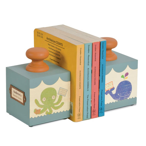 Animal Pair Bookends - Ocean or Dog themed