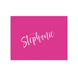 Folded Notecards with White Ink, Set of 24