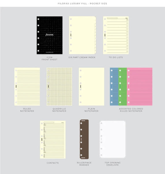 Filofax A5 Size – Nappa Leather Black